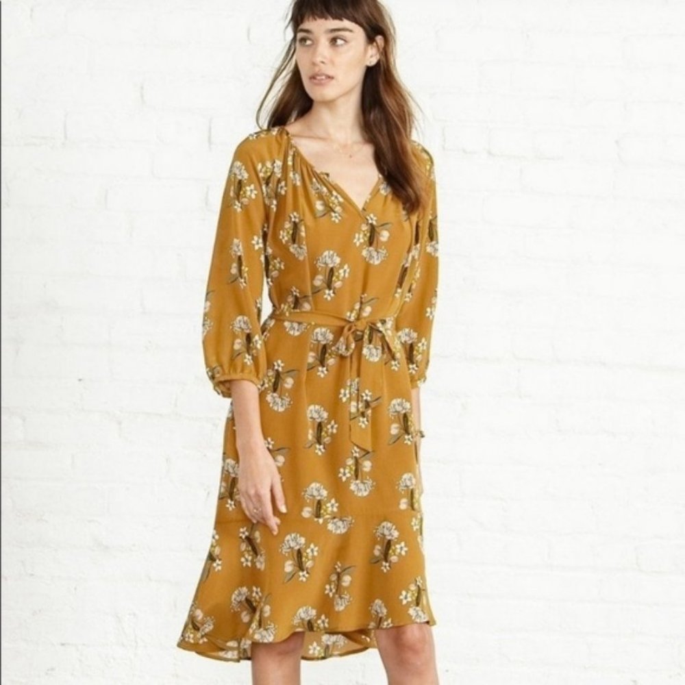 Amour Vert || Muse Anemone Silk Dress Floral Small